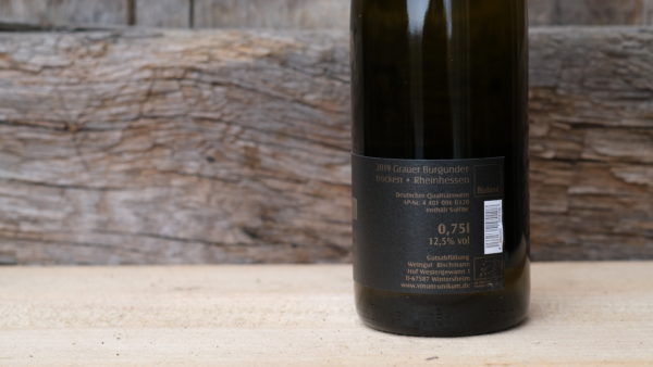 2019er Chardonnay Bio Cremant brut -Siccus Unikum- 0,75Liter – Bild 2